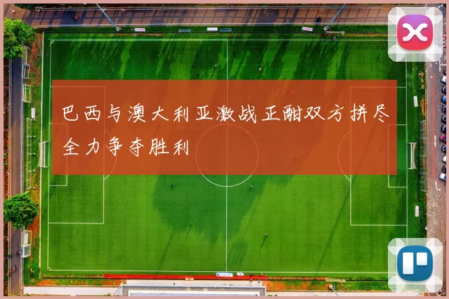巴西与澳大利亚激战正酣双方拼尽全力争夺胜利